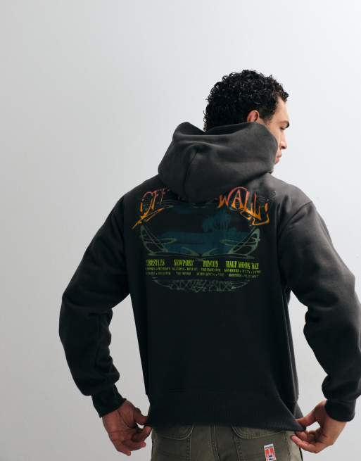 Vans - Sudadera con capucha tipo pullover Jetty Sets con estampado trasero en negro, 4 de 5