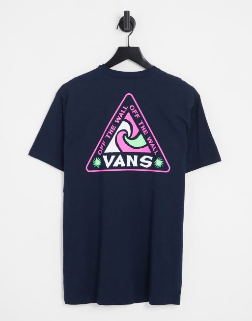 Vans Summer Camp back print t-shirt in navy | ASOS