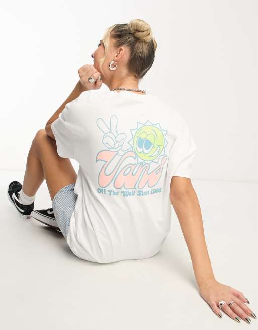 Vans - Sunny Daze - Oversized T-shirt in wit