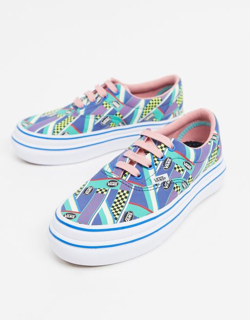 Vans super comfycush printed canvas shoes in multi | ASOS