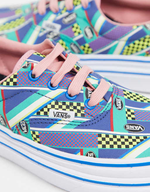 Vans super comfycush printed canvas shoes in multi | ASOS