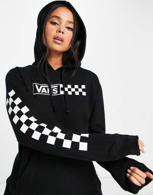 Vans overhead checkerboard store sleeve hoodie