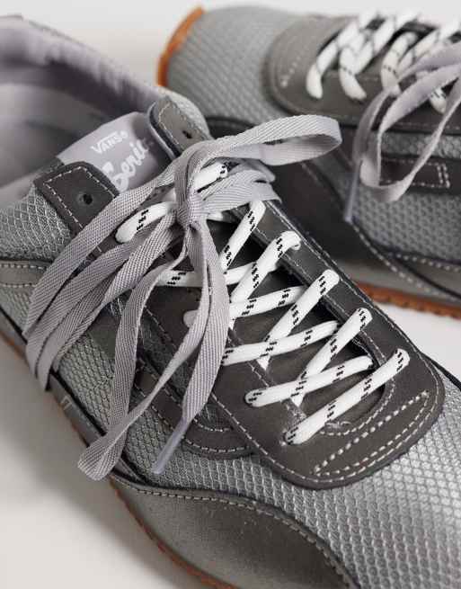 Vans Super Low Pro lace-up sneakers in metallic silver, 3 of 5
