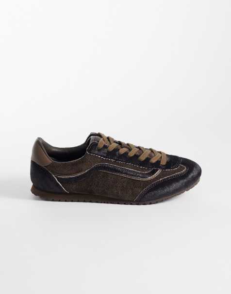Vans Super Low Pro sneakers in black and brown - view 1