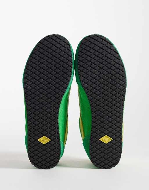 Vans Super Low Pro sneakers in green and yellow , 5 of 5