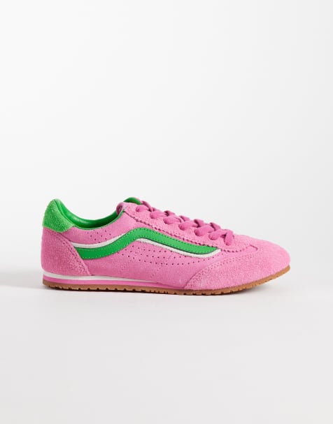 Vans Super Low Pro sneakers in pink and green - view 1