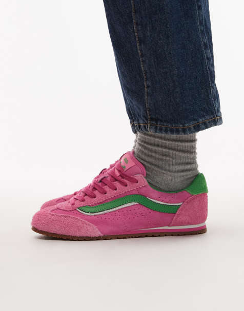 Vans - Super Lowpro - Baskets - Rose/vert - view 1