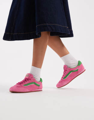 Vans - Super Lowpro - Sneaker in Pink Fizz/leuchtendem Grün-Rosa