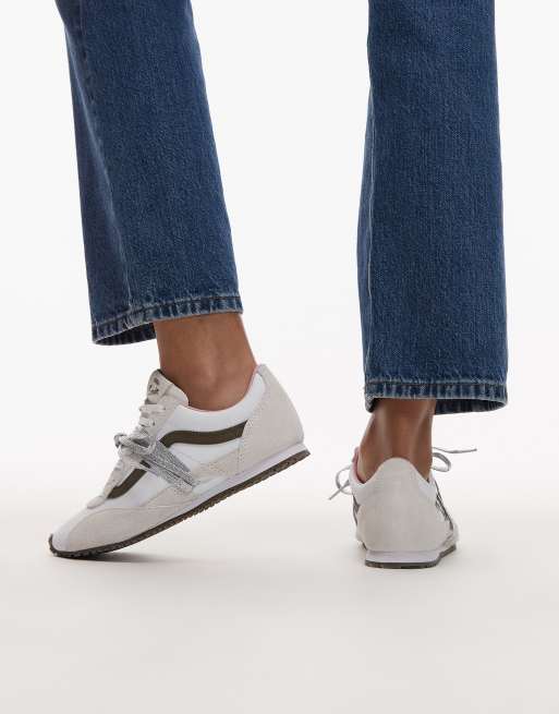 Vans – Super Lowpro – Sneaker in Weiß und Grün, 5 von 5