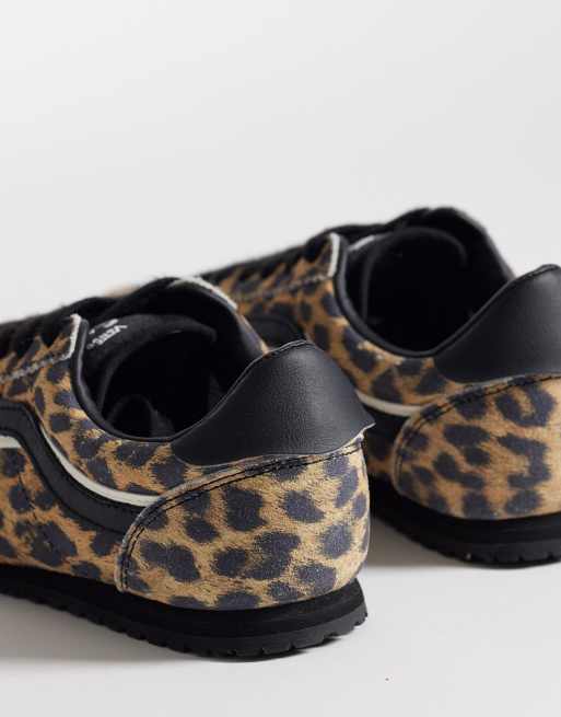 Vans – Super Lowpro – Sneaker mit Leopardenmuster, 3 von 5