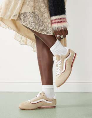 Vans Super Lowpro sneakers in beige and white - view 1
