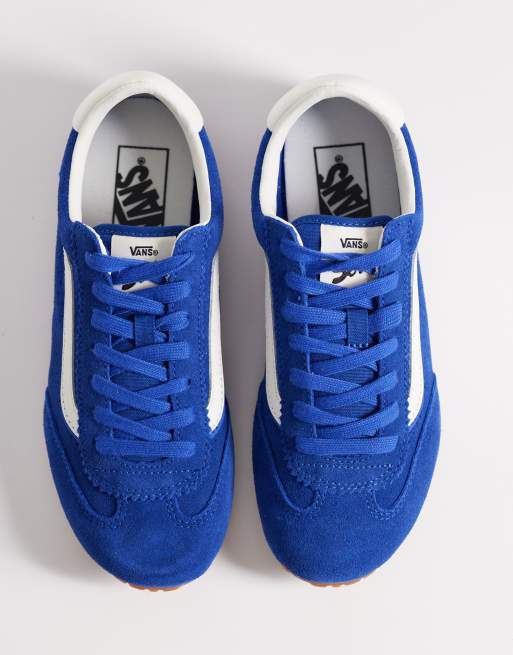 Vans Super Lowpro sneakers in blue and white, 2 of 5