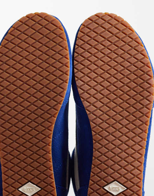 Vans Super Lowpro sneakers in blue and white, 5 of 5