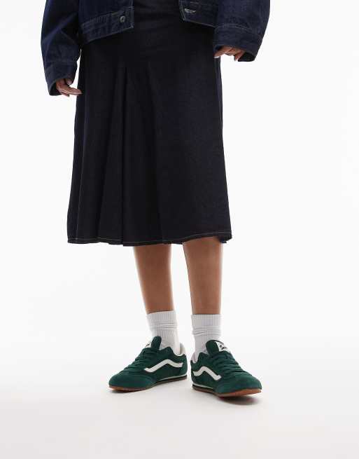 Vans Super Lowpro sneakers in dark green, 3 of 5