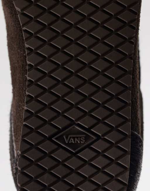 Vans - Super Lowpro - Sneakers marroni in cavallino, 5 di 5