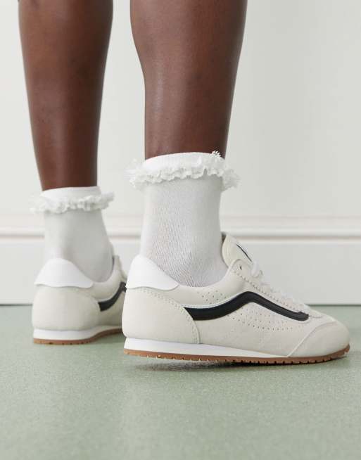 Vans – Super Lowpro – Terrace – Sneaker aus Wildleder in Wollweiß, 5 von 5