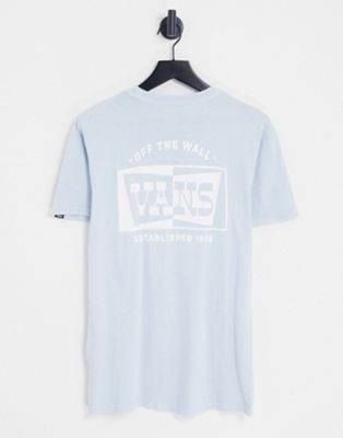 Vans Surfside back print t-shirt in blue
