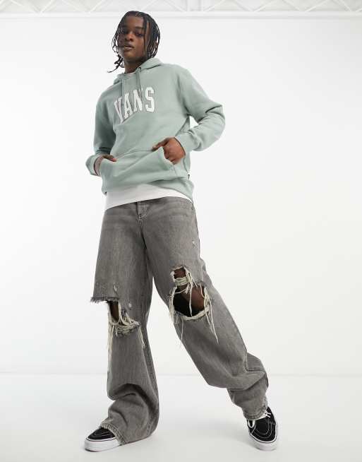 Vans - Sweat à capuche avec logo style universitaire - Vert, 2 de 4