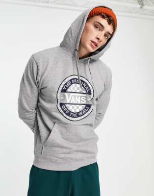 sweat à capuche vans gris