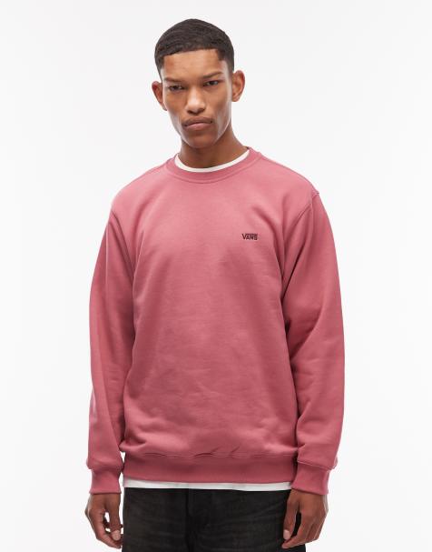 Vans - Sweat ample avec logo sur le devant à gauche - Mauve - view 1