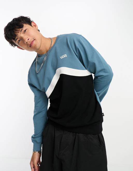 Vans - Sweat effet color block avec bande sur le côté - Noir
