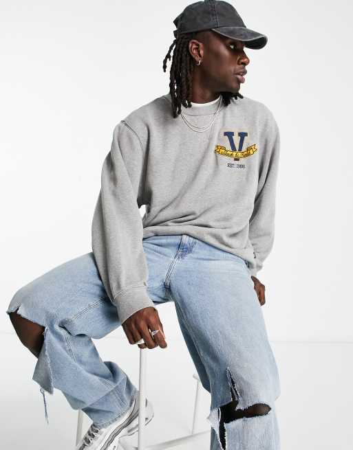 Vans - Sweatshirt in lichtgrijs
