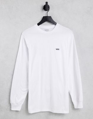T-shirts et débardeurs Vans - T-shirt à manches longues et petit logo - Blanc
