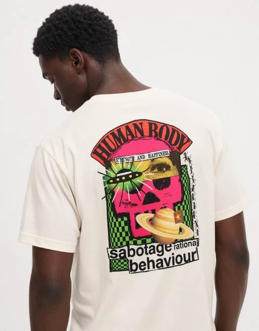 Vans t-shirt a maniche corte a quadri bianco, 8 di 10