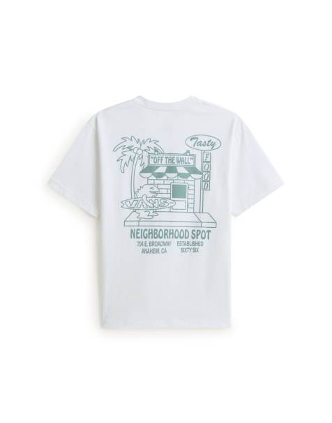 Vans T-shirt a maniche corte Food spot bianca - view 1