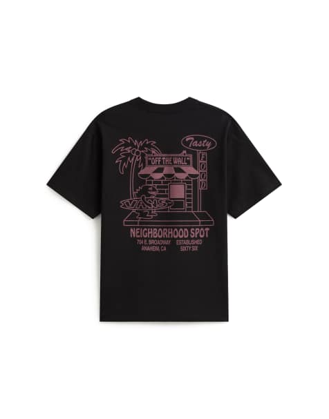 Vans T-shirt a maniche corte Food spot nera - view 1