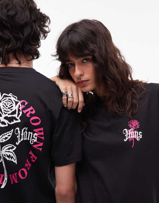 Vans - T-shirt avec imprimé « Grown from the Ground Up » au dos - Noir, 4 de 4