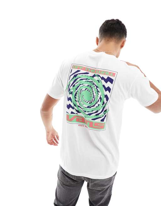 Vans - T-shirt avec motif au dos - Blanc