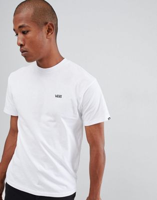 Vans - T-shirt avec petit logo - Blanc 