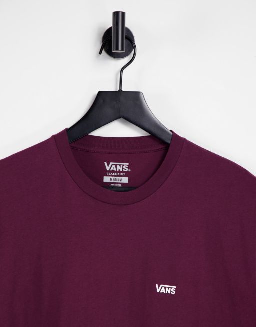 Maglietta vans shop bordeaux