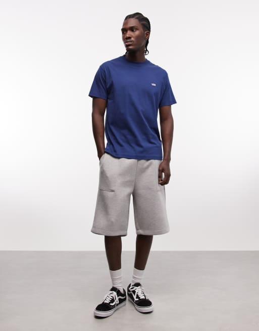 Vans - T-shirt con logo a sinistra sul petto blu, 2 di 5