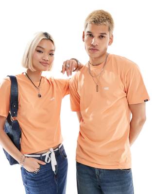 Vans - T-Shirt in gebranntem Orange mit Logo auf der linken Brust