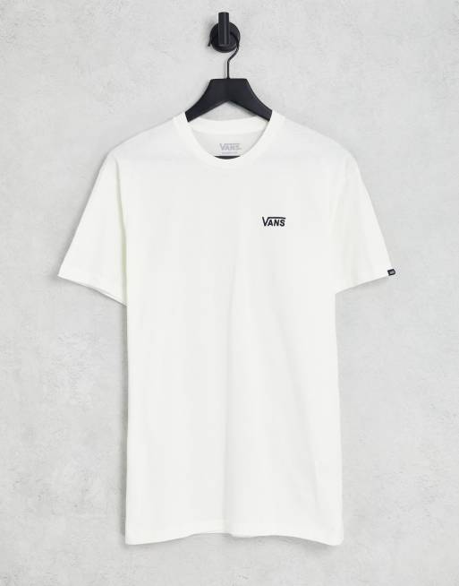 Vans – T-Shirt in gebrochenem Weiß mit Logo 