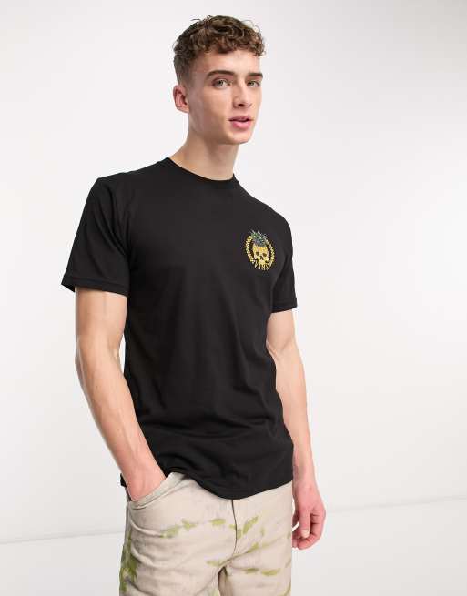 Vans – T-Shirt in Schwarz mit „Served Fresh Daily“-Rückenprint, 2 von 4