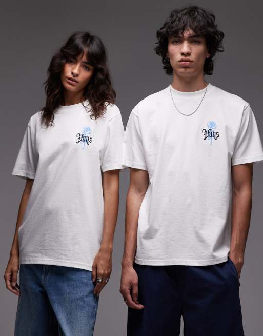 Vans – T-Shirt in Weiß mit „Grown from the ground up“-Grafikprint am Rücken, 2 von 4