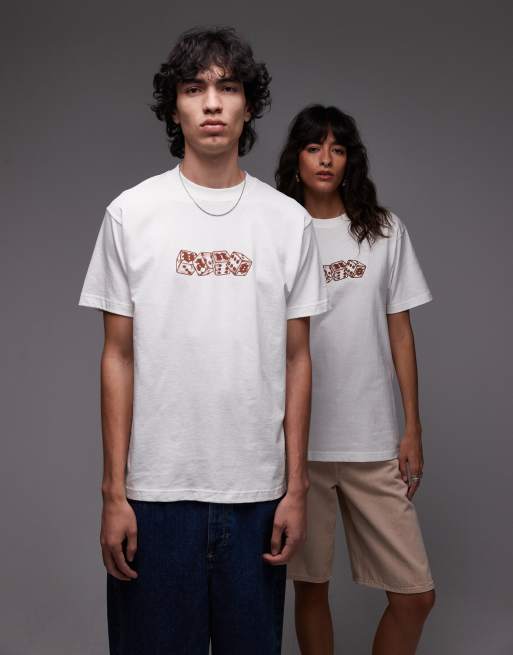 Vans – T-Shirt in Wollweiß mit mittigem „No Dice“-Grafikprint, 3 von 4