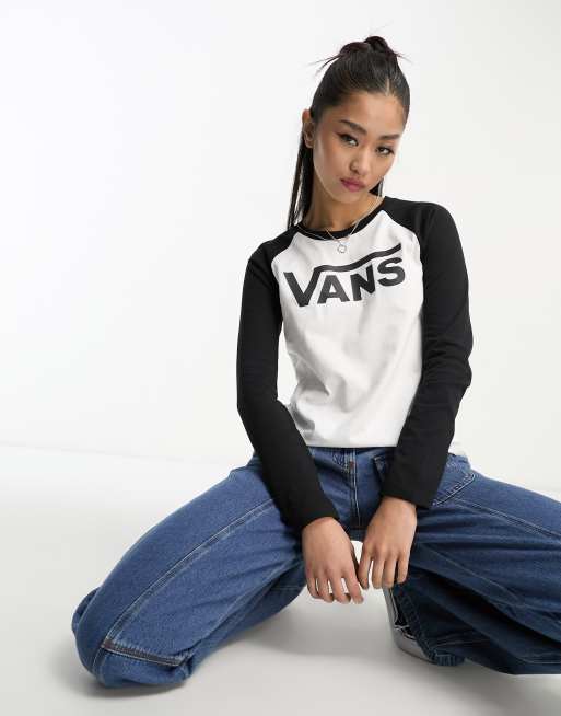 Vans - T-shirt met lange raglanmouwen