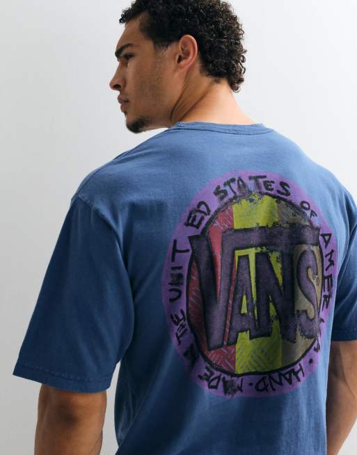Vans T-Shirt mit Kreis-Backprint in Marineblau, 4 von 5