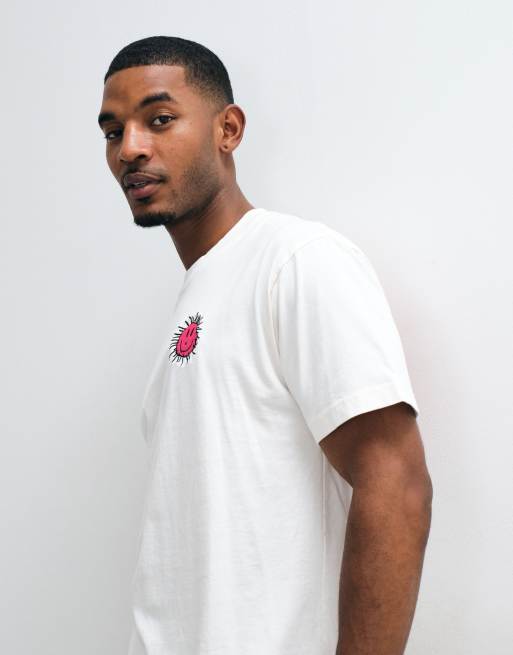 Vans T-Shirt mit kurzen Ärmeln und Schachbrettmuster in Weiß, 4 von 5
