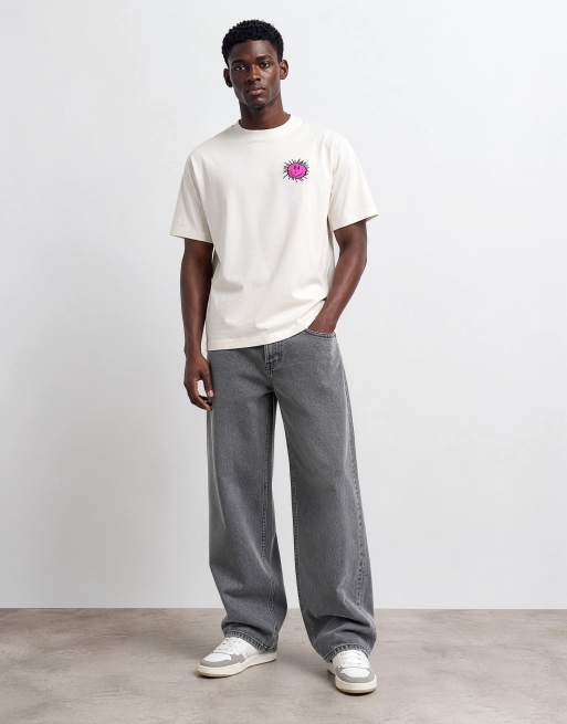 Vans T-Shirt mit kurzen Ärmeln und Schachbrettmuster in Weiß, 9 von 10