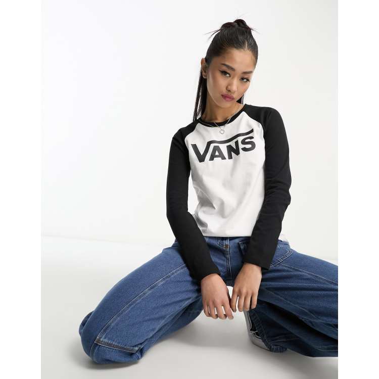 Vans original womens baseball tee store