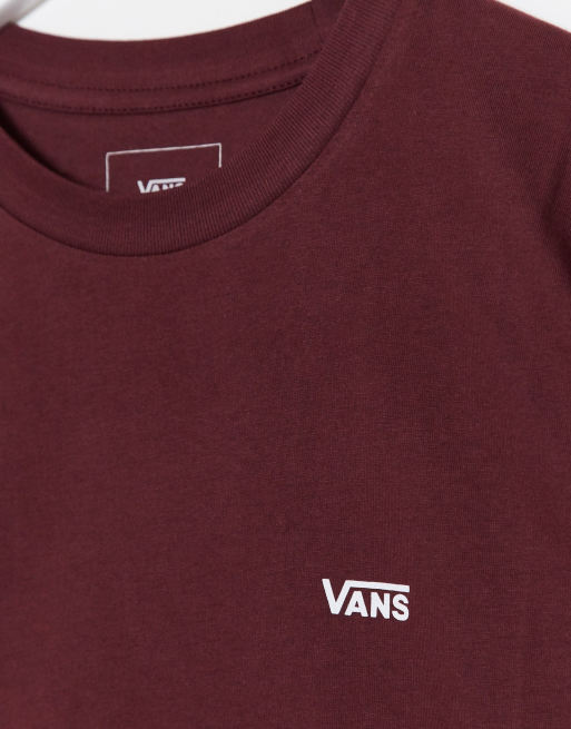 Vans T Shirt mit Logo auf der Brust links in Port ASOS