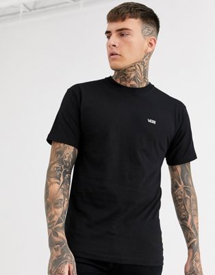 Vans t-shirt with small logo in black - ASOS Price Checker