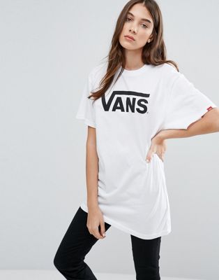 Vans - T-shirt oversize bianca con logo Vans | ASOS