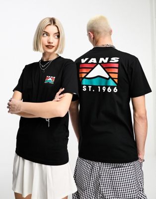 Vans unisex Mountain back print tshirt in black Exclusive at ASOS  - ASOS Price Checker