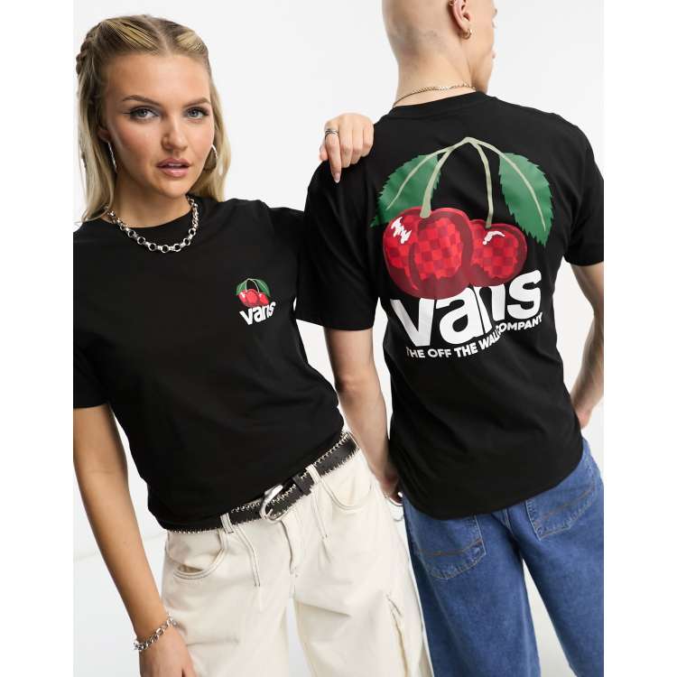 T shirt outlet vans noir femme